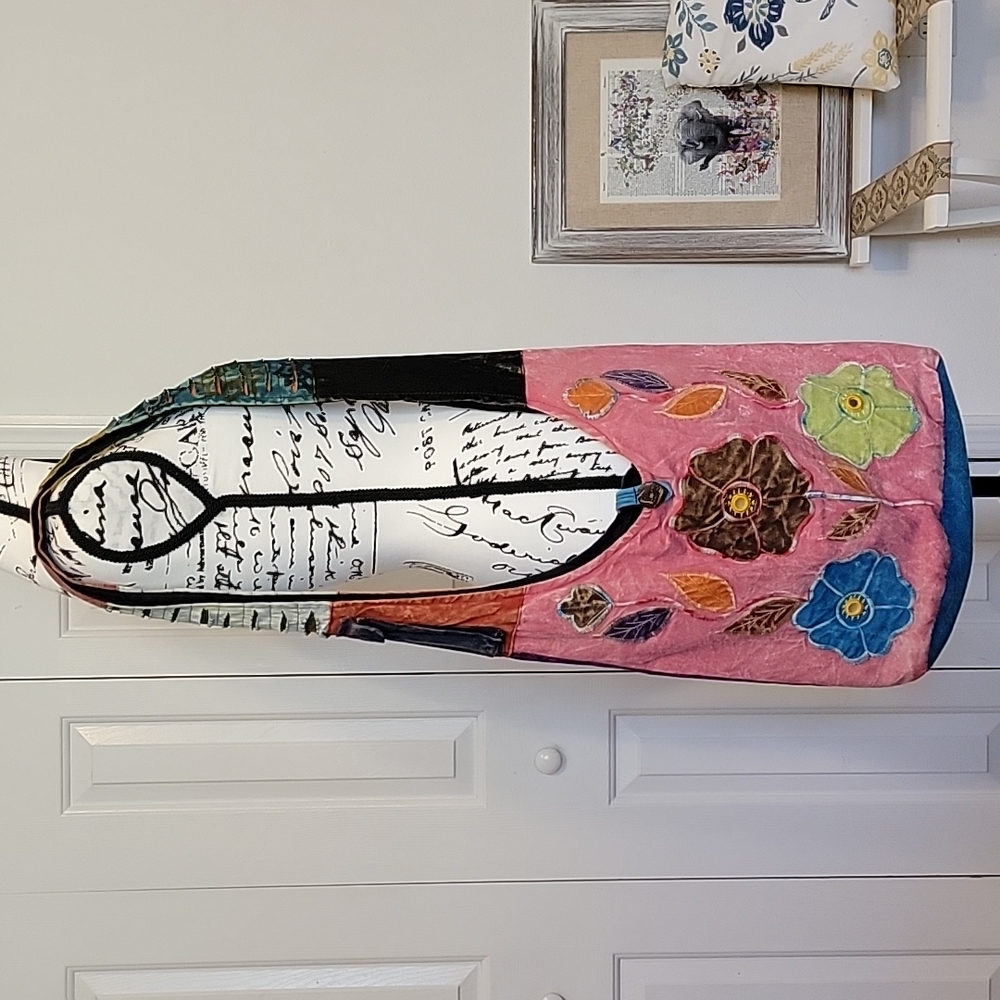 Large tie-dyed crossbody bag, NWOT